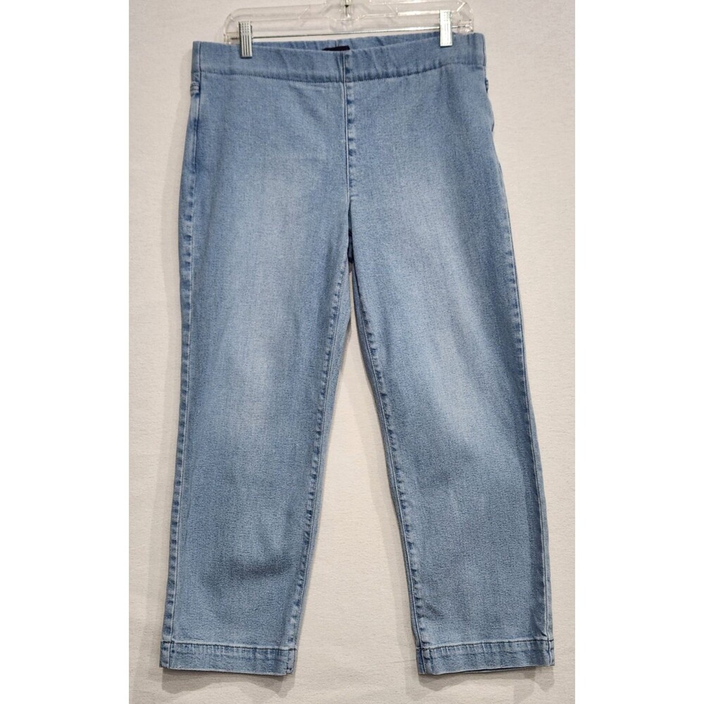 NYDJ Bailey Relaxed Medium Pull On Jeans Lift Tuck Denim See Measurements